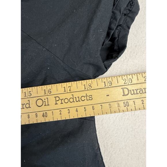 Y2k Boho Festival Embroidered Tie Back Short Sleeve shirt M - Picture 11 of 11